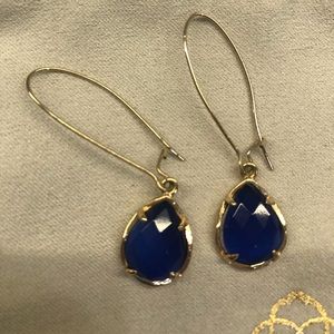 Kendra Scott Drop Earrings blue